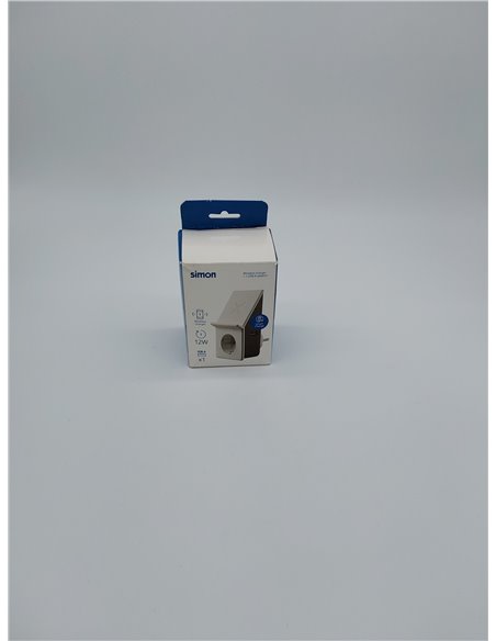 SIMON - Adaptador con Enchufe USB A + Carga Inalámbrica Rápida 10W+ 1 Toma 16A (250 V), Cargador USB con Soporte para Smartphone