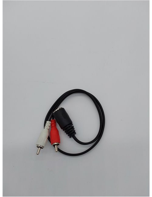 OpenII Cable DIN a RCA de 7 pines, conector MIDI hembra de 7 pines a 2 RCA macho, cable adaptador de audio para Naim, Quad Stere