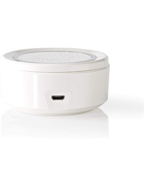 Nedis Sirena Inteligente con Wi-Fi Alarma o Timbre 85 dB       