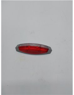 HELLA Luz de gálibo - Halógena - 12V - montaje exterior - ECE - Color de tulipa: transparente/rojo - derecha/Montaje lateral ext 2