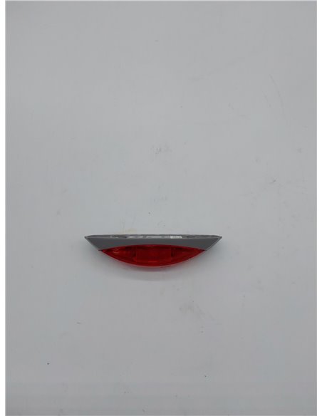 HELLA Luz de gálibo - Halógena - 12V - montaje exterior - ECE - Color de tulipa: transparente/rojo - derecha/Montaje lateral ext