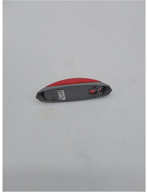 HELLA Luz de gálibo - Halógena - 12V - montaje exterior - ECE - Color de tulipa: transparente/rojo - derecha/Montaje lateral ext