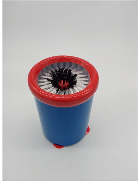 Jantex - Limpiador de vasos para bar, fácil de usar y limpiar, cepillo de nailon, redondo, 180 x 140 mm       