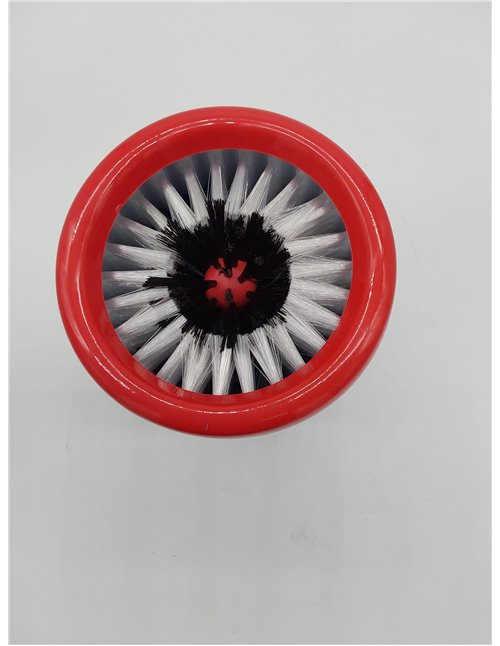 Jantex - Limpiador de vasos para bar, fácil de usar y limpiar, cepillo de nailon, redondo, 180 x 140 mm       