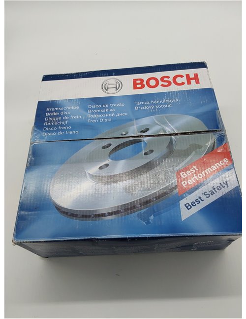 Bosch BD1254 Discos de freno, Eje delantero, certificación ECE-R90, 1 juego de 2 discos       