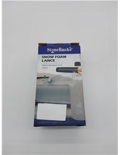 Stone Banks Lanza de Espuma de Nieve, 1L Ajustable Cañón de Espuma Boquilla Dispensador de Jabón Botella para KRANZLE/Himore/Ube 2