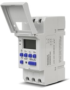 GreenBlue GB104 - Programador eléctrico Digital Diario semanal Tipo Carril DIN 16A 250V 240 programas (1)       