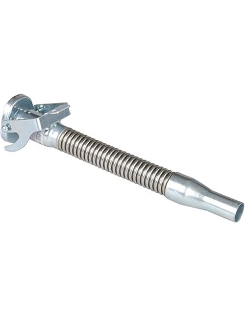 UNITEC Caño flexible, adecuado para bombonas de metal Cartrend de 20 litros y también para bombonas metálicas Valpro de 20 litro