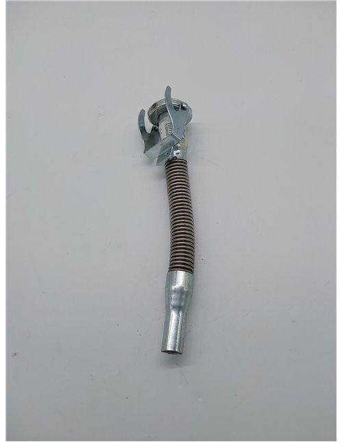 UNITEC Caño flexible, adecuado para bombonas de metal Cartrend de 20 litros y también para bombonas metálicas Valpro de 20 litro