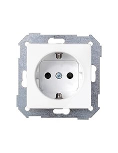 BASE ENCHUFE 2P+TT BLANCO MATE Simon 82 Concept       