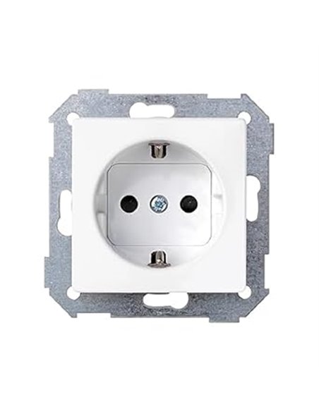 BASE ENCHUFE 2P+TT BLANCO MATE Simon 82 Concept       