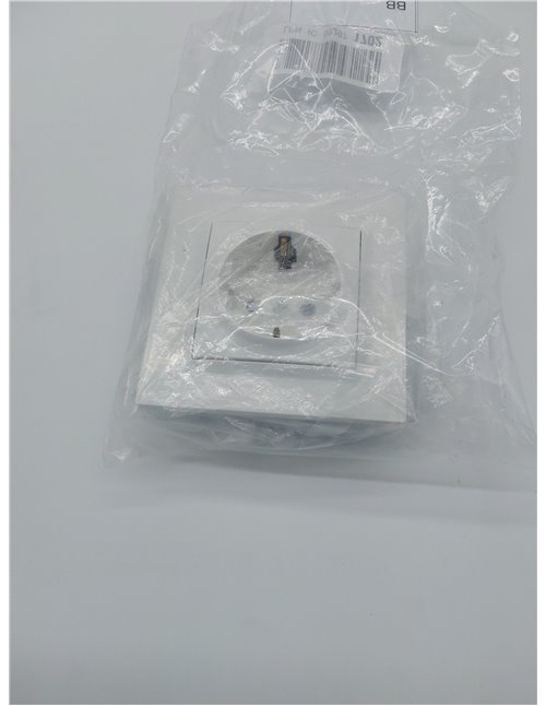 BASE ENCHUFE 2P+TT BLANCO MATE Simon 82 Concept       
