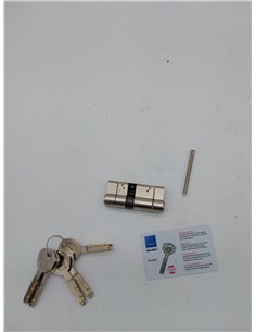 Tesa Assa Abloy - Cilindro Tesa Seguridad T70 30x40 Niquelado Leva Larga        2