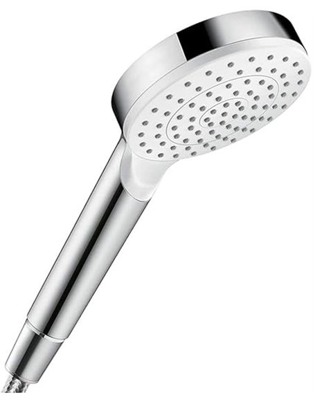hansgrohe Crometta Ducha de mano 1 tipo de chorro Green 6 l/min, blanco/cromo, 26334400       