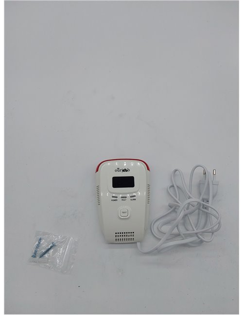 Detector de Gas, Alarma de Gas LPG/natural/ciudad, Enchufar en Sensor De Fugas De Gas Combustible/Propano/Metano, con Alarma de 