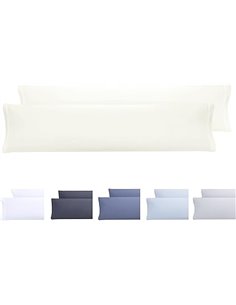 Todocama – Juego de 2 Fundas de Almohada, Microfibra Extra Suave, hipoalergénicas. Juego de 2-150x40 cm Beige       