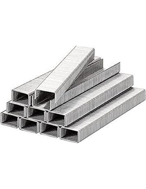 kwb 49353114 Pack Grapas Acero 053/c 14 mm, Gris, Set de 1000 Piezas       
