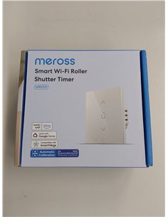 Meross Interruptor de Cortina, Interruptor de Persianas LED Inteligentes WiFi, Compatible con Alexa y Google Assistant, Control  2