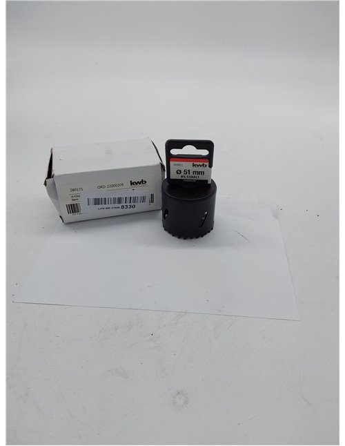 KWB (diámetro del agujero sierra HSS Bi-metal (Vario Notch, 8% cobalto, alta precisión), 598-051       