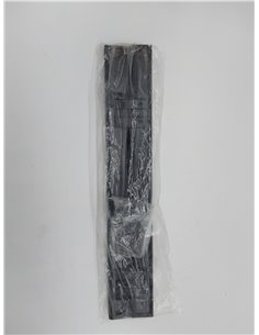 Emuca - Guías para bandeja portateclados extraible con rodamientos de bolas y regulables en altura (55-90mm), 2 unidades        2
