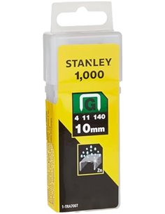 STANLEY 1-TRA706T - Grapa tipo g (4/11/140) 10mm - 1000 u.       