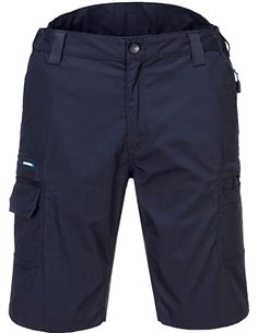 Portwest Bermudas Ripstop Kx3, Tamaño: 30, Color: Marino oscuro, KX340DNR30       