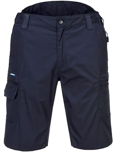 Portwest Bermudas Ripstop Kx3, Tamaño: 30, Color: Marino oscuro, KX340DNR30       
