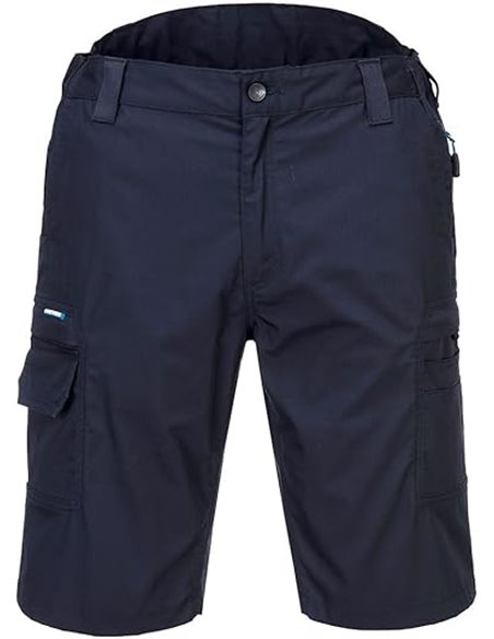 Portwest Bermudas Ripstop Kx3, Tamaño: 30, Color: Marino oscuro, KX340DNR30       