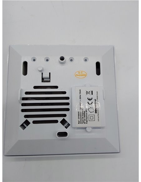 SCS Sentinel -CFI0025 - Timbre electrónico de 230 V con transformador de 5 V integrado - 8 melodías - Material ABS - Uso interno
