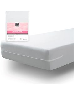 Tural Funda de Colchón 150x190/200cm Tacto Seda Rizo de Microfibra Certificación Oeko-Tex 30cm De Alto       