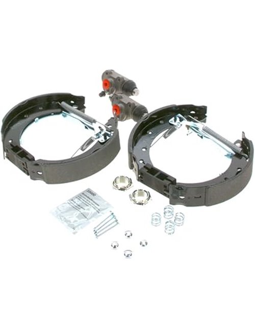 Bosch KS554 Kit Super Pro Kit de freno trasero de tambor 1 juego completo premontado       