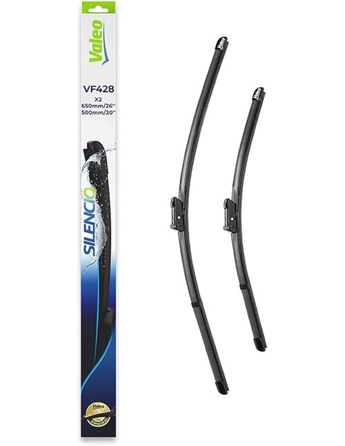 VALEO Silencio Escobilla - VF428 - Kit de Alto Rendimiento, Visibilidad Superior en Carretera, Fácil Instalación, Hojas Planas O