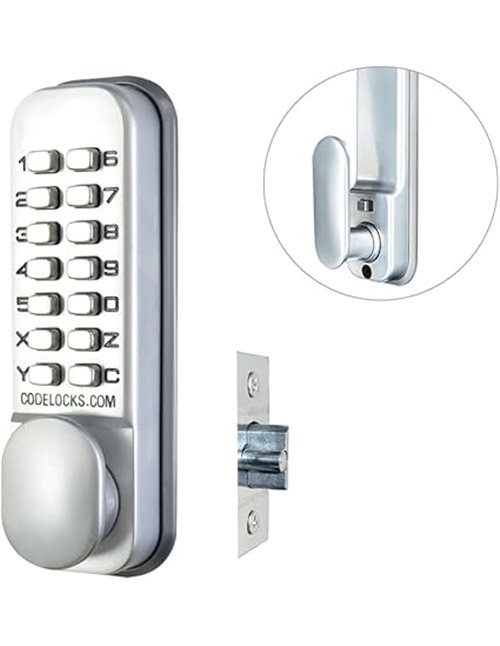 Codelocks 0155 SG Cerradura mecánica, Plateado       