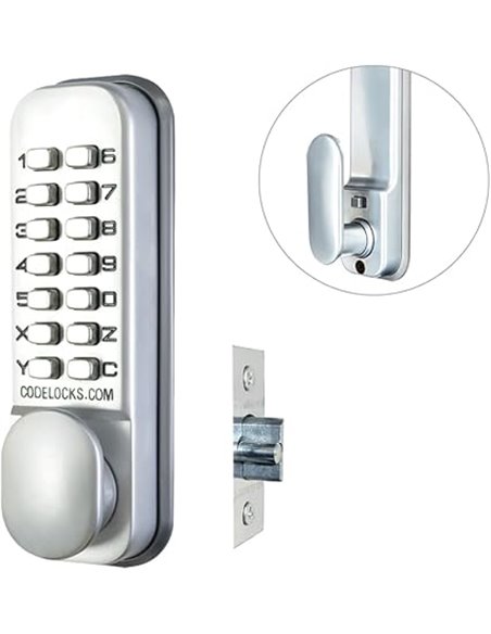 Codelocks 0155 SG Cerradura mecánica, Plateado       