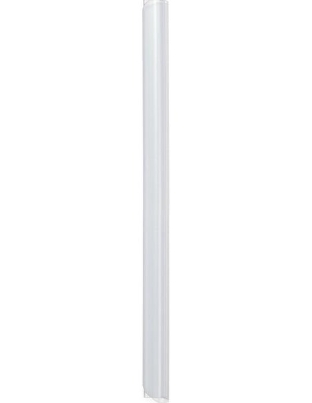Durable 290919 Barra de sujeción A4, para aproximadamente 80 hojas, paquete de 25, transparente       