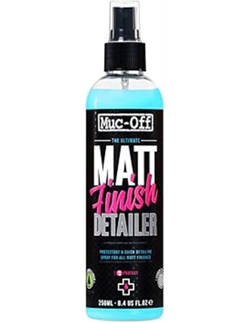 Muc-Off Spray de Acabado Mate, 250 Ml - Spray Protector de Bicicleta de Calidad para Acabado Mate y Satinado - Apto para Uso en 