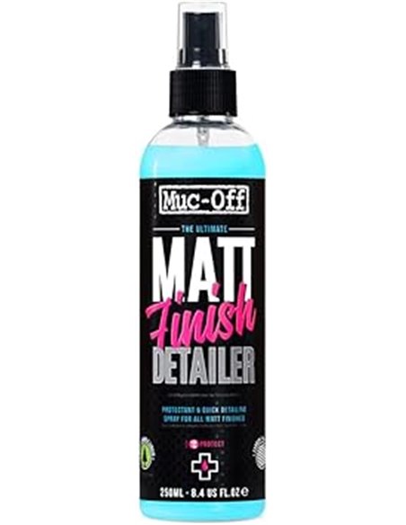 Muc-Off Spray de Acabado Mate, 250 Ml - Spray Protector de Bicicleta de Calidad para Acabado Mate y Satinado - Apto para Uso en 