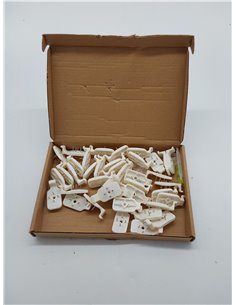 HLIWS Ganchos de Pared Plásticos,Ganchos para colgar cuadros sin taladrar-40 Piezas Gancho de Imagen,para colgar Decorativos,Rel 2