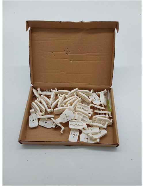 HLIWS Ganchos de Pared Plásticos,Ganchos para colgar cuadros sin taladrar-40 Piezas Gancho de Imagen,para colgar Decorativos,Rel