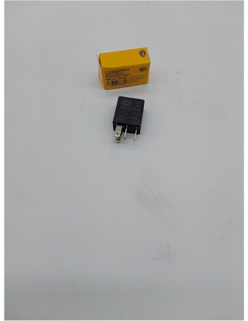 HELLA Relé, corriente de trabajo - 12V - 4polos - contacto conmutador - Cant.: 1 - 4RA 933 766-801       