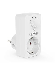 Perfect regulador de intensidad de la toma de corriente, con regulador de intensidad para LED, bombillas incandescentes, lámpara