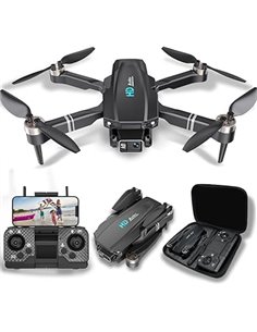 Dron con cámara 4K profesional, para adultos, niños, principiantes, cuadricóptero con mando a distancia, FPV, minidron con 50 mi