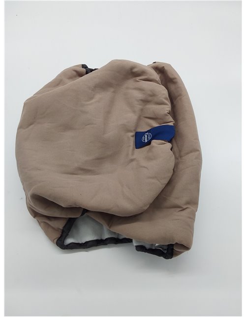 Encasa XO Funda para Tabla de Planchar de con Almohadilla de Fieltro Gruesa de 4 mm - Beige - Algodón, elástico, (Se Ajusta a La