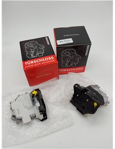 Frankberg 2x Cerradura de puerta Servomotor Trasero 6-Postes Compatible con Leon 1P1 Todos los motores Hatchback 2005-2012 Susti 2