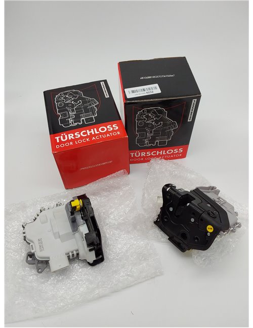 Frankberg 2x Cerradura de puerta Servomotor Trasero 6-Postes Compatible con Leon 1P1 Todos los motores Hatchback 2005-2012 Susti