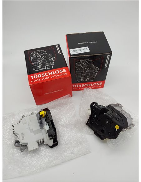 Frankberg 2x Cerradura de puerta Servomotor Trasero 6-Postes Compatible con Leon 1P1 Todos los motores Hatchback 2005-2012 Susti