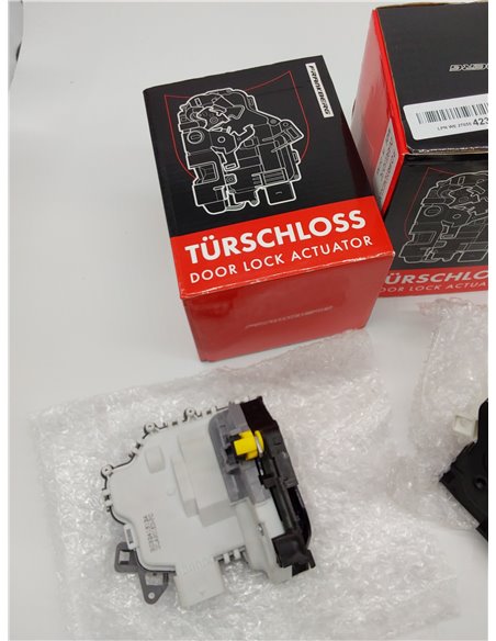 Frankberg 2x Cerradura de puerta Servomotor Trasero 6-Postes Compatible con Leon 1P1 Todos los motores Hatchback 2005-2012 Susti