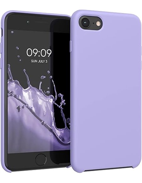 kwmobile Carcasa Compatible con Apple iPhone SE (2022) / iPhone SE (2020) / iPhone 8 / iPhone 7 Funda - Case TPU y Silicona anti