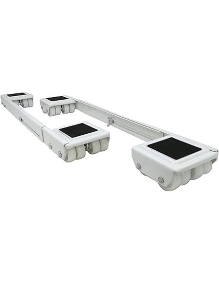 Rodillos extensibles Select Hardware para muebles para electrodomésticos, carga máxima de 545 kg, longitud ajustable de 40 a 63,