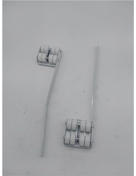 Rodillos extensibles Select Hardware para muebles para electrodomésticos, carga máxima de 545 kg, longitud ajustable de 40 a 63,
